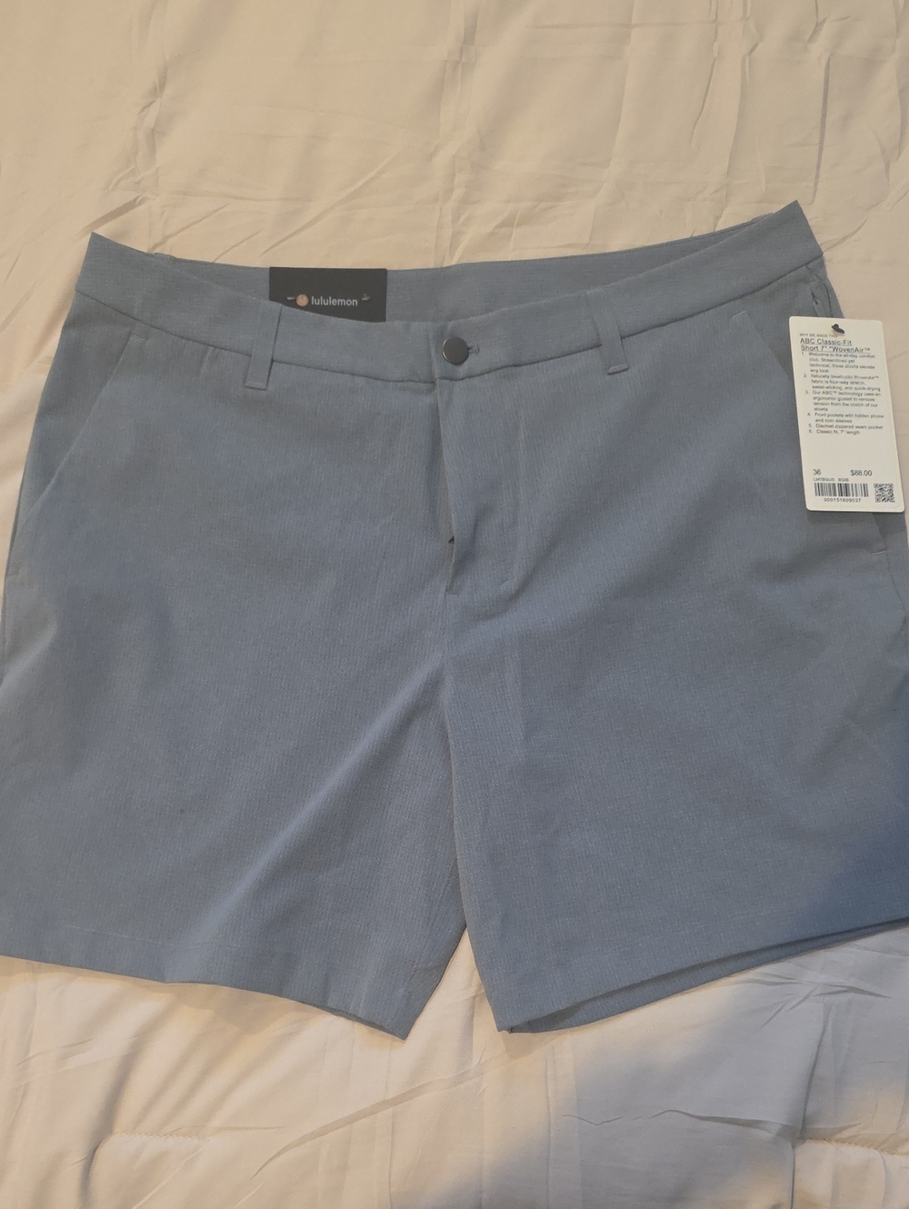 lululemon athletica Light Blue Men’s ABC Shorts